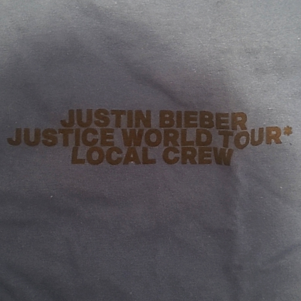 Justin Bieber justice world tour shirt